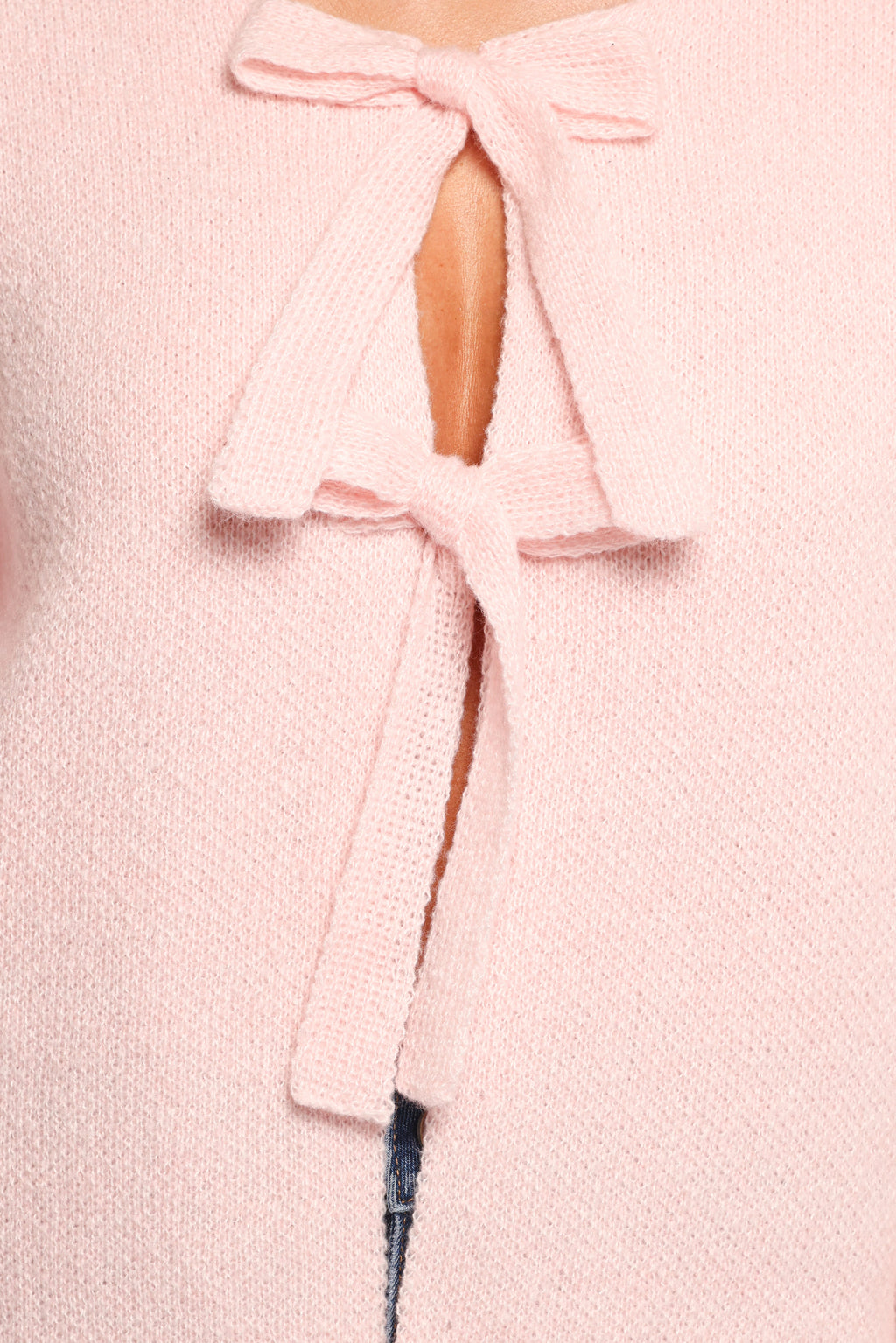 Arden Bow Cardigan - Pink